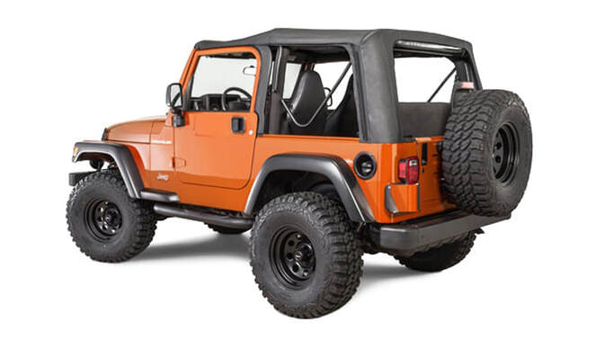 Replacement MOLLE Roll Bar Padding Cover Kit 97-06 Wrangler TJ